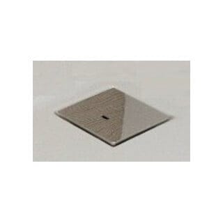 Hoesch Ablaufarmatur Thasos d 90mm, m quadratischer Abd., verchromt