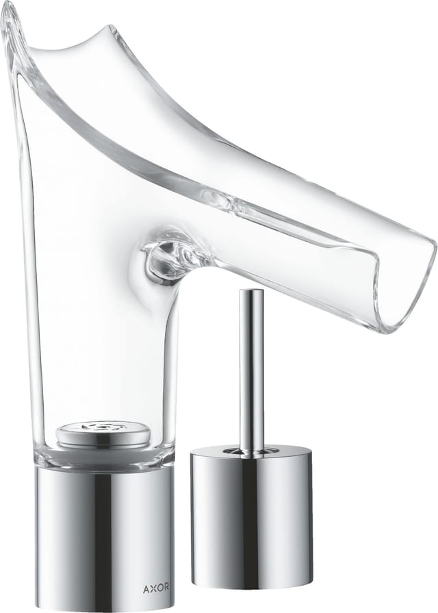 hansgrohe WT-2-Locharm Axor Starck V-110 m Glasausl. u Abl-Garnitur, Joys., chrom