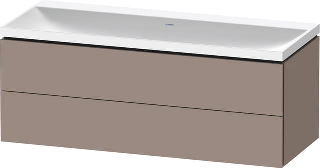 Duravit Möbel-Set L-Cube 120x48x48cm, o Hahnl., bas. ma, 2 Schub.