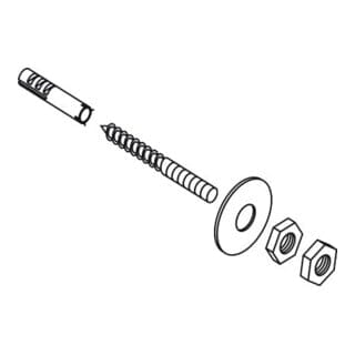 hansgrohe Befestigungssatz Axor Reservepapierhalter