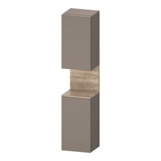 Duravit Hochschrank Qatego 40x36x1760cm, 2 T, An l, Ei Marmo/Bas ma