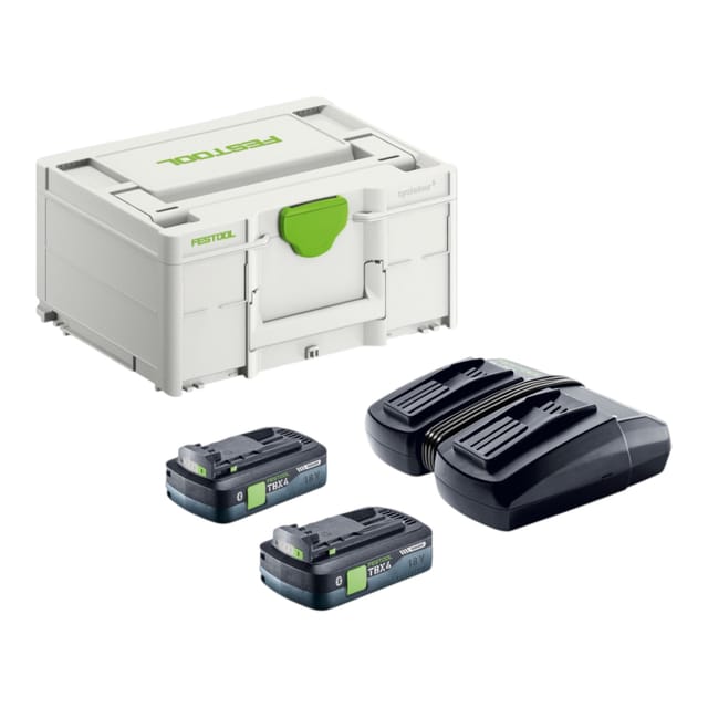 Festool Energie-Set SYS 18V 2xTBX4 TCL6DUO