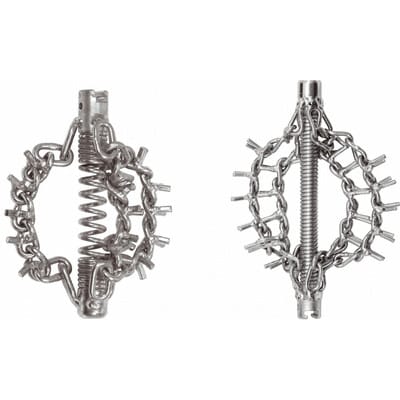 KS Tools Kettenschleuderkopf mit Spike-Kette, 4 Ketten Ø30mm,16mm