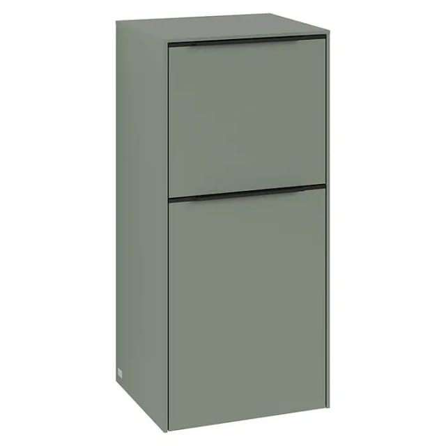 V&B Seitenschrank Subway 3.0 40x86x36,2cm, Sch L/Gr volc bla, so gre.