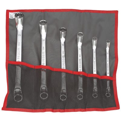 Facom Doppelringschlüssel OGV®-Zwölfkant-Ringköpfe gekröpft Satz im Karton, 10-tlg.