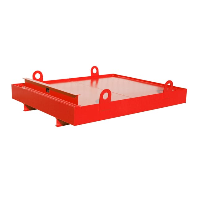 Bauer Südlohn Containerwanne CW 1, lackiert, Feuerrot