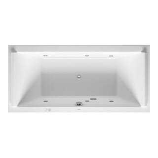 Duravit Whirlwanne Starck 180x80cm, Jet-Sys, EB-Version, 2 RS, we.