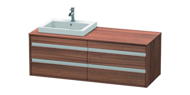 Duravit Waschtischunterschrank Ketho 140x55x49,6cm, f EWT, 4 La, B L, N Nat