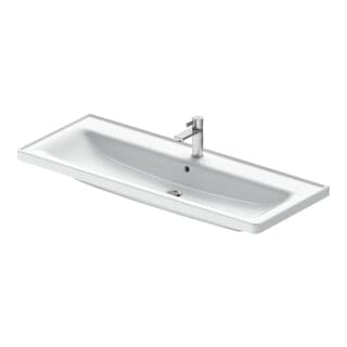 Duravit Waschtisch D-Neo 120,5x48cm, m Ü, HL, we hgl, m Hahnl.