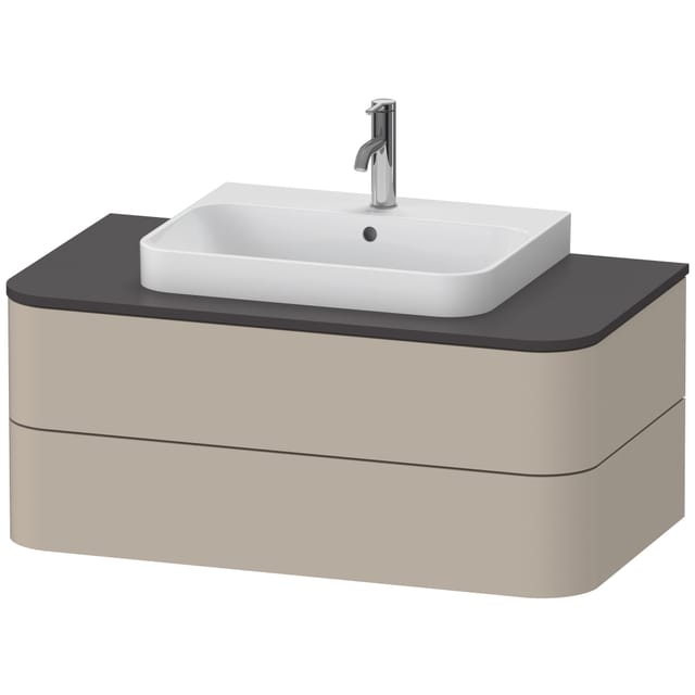 Duravit Waschtischunterschrank o. ES Happy D.2 Plus 40,8x100x55cm, 2 SchKa., Tau seidenmatt