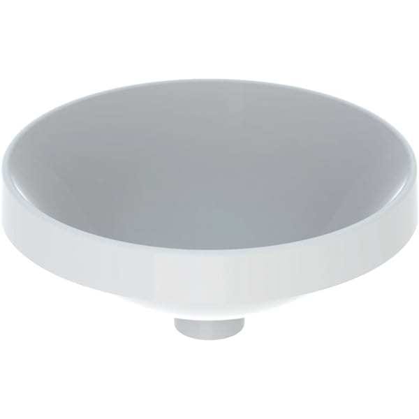 Geberit Einbauwaschtisch VariForm d 40cm, o. Hahnl., o. ÜL, rd, we. K-Tect
