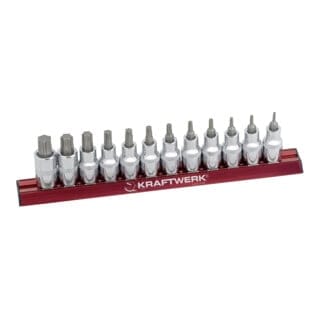 Kraftwerk TX-Bit-Stecknusssatz MAGALU 1/2", 12-tlg.