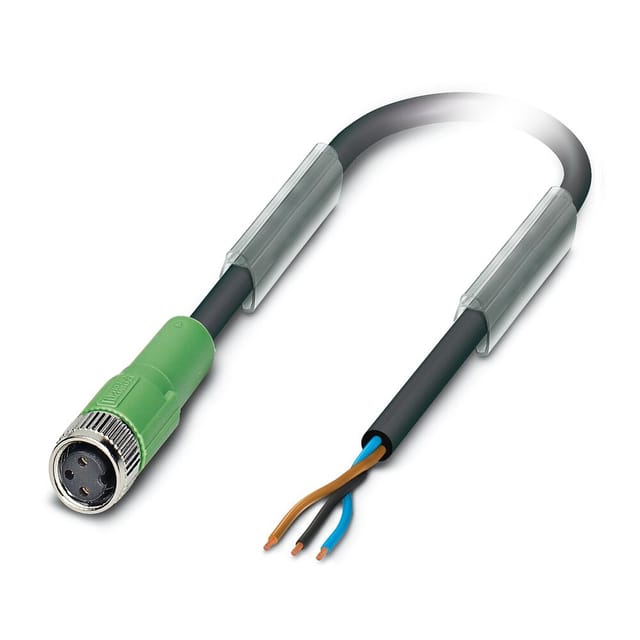 Phoenix Contact Sensor-Kabel, Buchse M8 gerade,3p.,5m SAC3P-5,0-PUR/M8FS