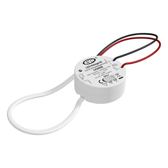 EVN Lichttechnik LED-Netzgerät 24VDC 0,1-8W rund LV 24008