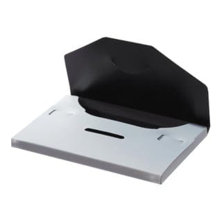 Eichner PP-Visitenkartenbox silber