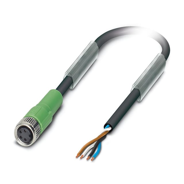 Phoenix Contact Sensor-Kabel, Buchse M8 gerade,4p.,5m SAC4P-5,0-PUR/M8FS