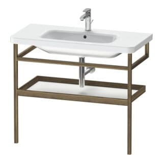 Duravit Handtuchhalter DuraStyle 94x44cm, we. m/amerik. Nussb, mit Ablage