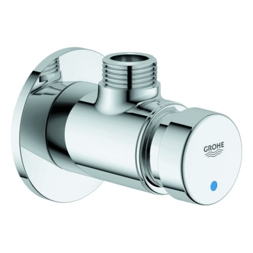 Grohe Selbstschluss-Brausevtl Euroeco CT 1/2", Markierung blau/rot, chrom