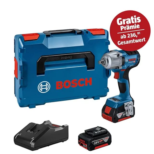Bosch Akku-Bohrschrauber GDS 18V-450 HC, 2 Akku 5,0Ah; GAL 18V-40