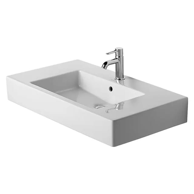 Duravit Möbelwaschtisch Vero m HL, ÜL, Hahnlochbank, 85x49cm, weiß