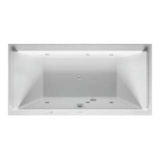 Duravit Whirlwanne Starck 180x90cm, Jet-Sys, EB-Version, 2 RS, we.