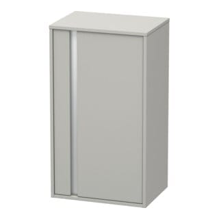 Duravit Halbhochschrank Ketho 50x36x88cm, Tür rechts, betongrau matt