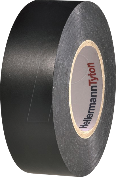 HellermannTyton PVC Isolierband 15-19x20 schwarz HTAPE-FLEX15-19x20BK
