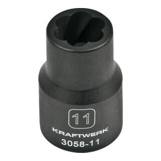 Kraftwerk Ausdreh-Stecknuss 1/2" 11 mm