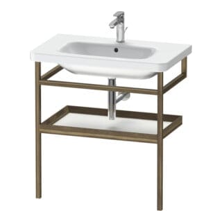 Duravit Handtuchhalter DuraStyle 74x44cm, we. m/amerik. Nussb, mit Ablage