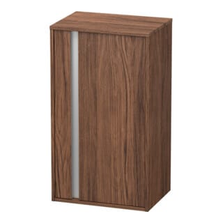 Duravit Halbhochschrank Ketho 50x36x88cm, Tür rechts, nussbaum dunkel