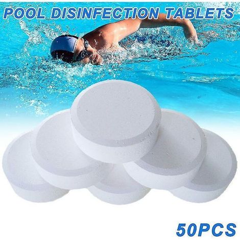 50 Multifunktionale Chlortabletten Zur Sofortigen Desinfektion Von Badewannen, Schwimmbecken Und Whirlpools – Thsinde-format