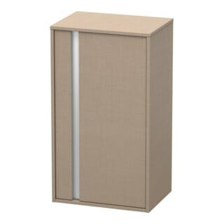 Duravit Halbhochschrank Ketho 50x36x88cm, Tür rechts, leinen