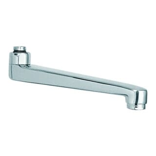 Grohe Gussauslauf 13430 3/4" mit Anschlagbegr. Ausld. 185mm H:64mm chrom