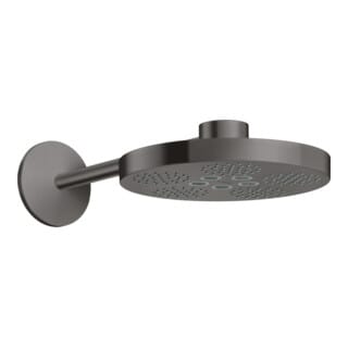 hansgrohe Kopfbrause Axor One m Brausearm, 2jet, brushed black chrome