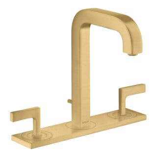 hansgrohe 3-Loch-Waschtischarmatur 170 Axor Citterio A 140mm, m H-Gr, ZugstAblGar, Pl, b g op
