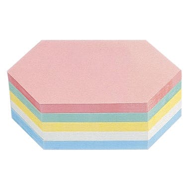 Magnetoplan Kommunikationskarte Rhombus, 200 x 95 mm, 250 Stück, sortiert, 250 Blatt