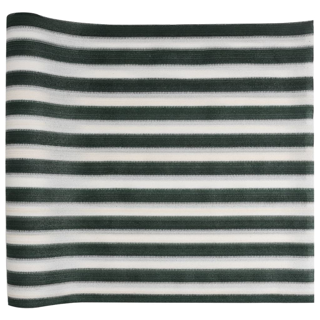 Maison Exclusive - Zaunblende Grün Und Weiß 1,8x10 M Hdpe 195 G/m