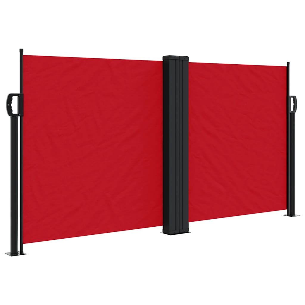 Maison Exclusive - Seitenmarkise Ausziehbar Rot 120x1200 Cm