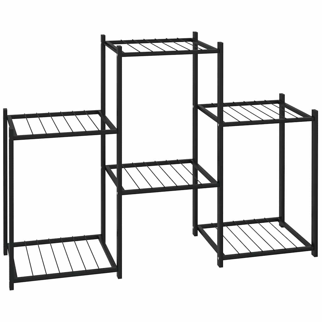 Maison Exclusive - Blumenständer 83x25x60 Cm Schwarz Eisen