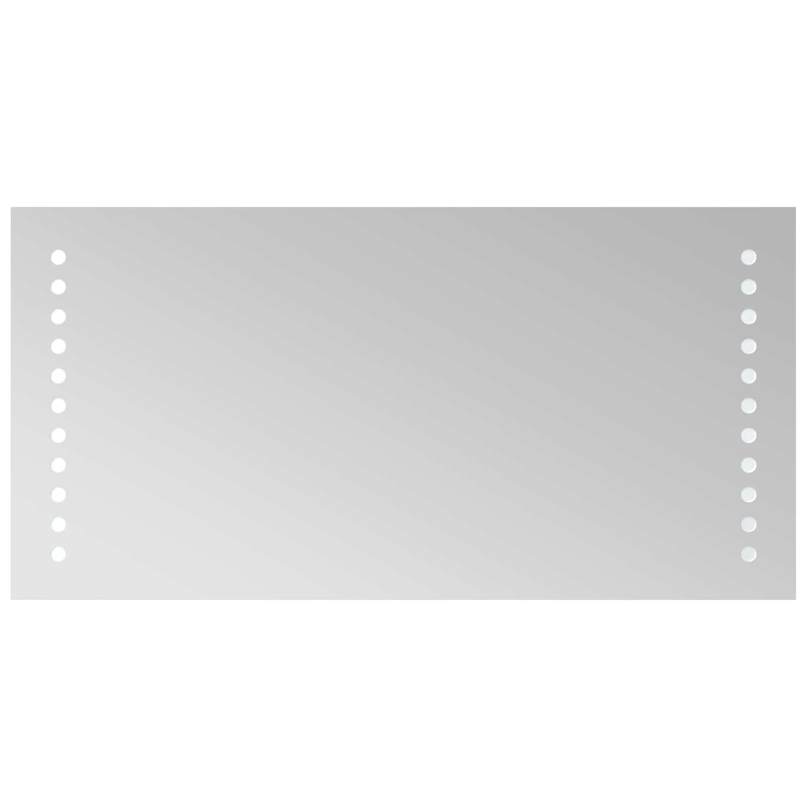Maison Exclusive - Led-badezimmerspiegel Transparent 40 X 20 Cm G