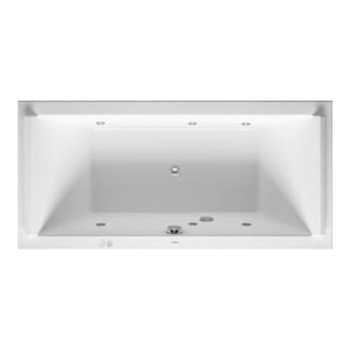 Duravit Whirlwanne Starck 190x90cm, Jet-Sys, EB-Version, 2 RS, we.