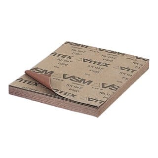 VSM Schleifgewebe (A) braun, sehr flexibel KK 114 F, 230x280 mm, Körnung: 800