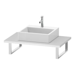 Duravit Konsole DuraStyle 80-200x55cm, 1 Ausschn, Stär 3cm, we. ma