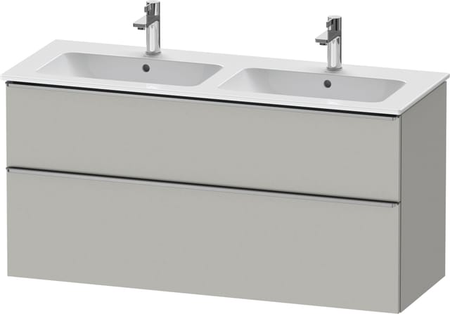 Duravit Waschtischunterschrank D-Neo 128x46,2cm, 1 Kast, 1 A, ES geb/grau ma