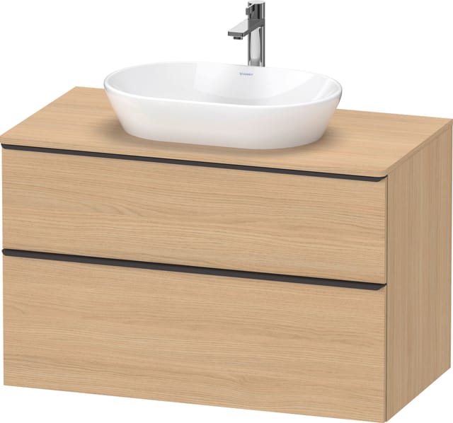 Duravit Waschtischunterschrank D-Neo 100x55cm, sw/Ei N, 2 SBK, 1 A, 1 Pl