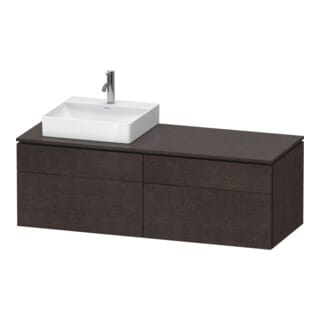 Duravit Waschtischunterschrank L-Cube 142x55x48,2cm, 2 SBK, wd, An L, E d geb.