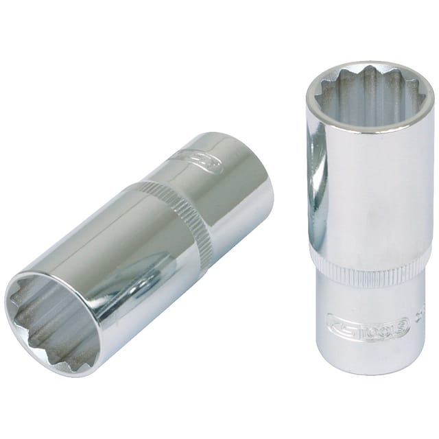 KS Tools 1/2" CHROMEplus 12-kant-Stecknuss, lang, 1.1/16
