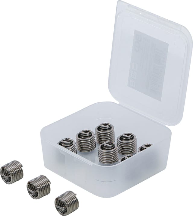 BGS Ersatz-Gewindeeinsätze M12 x 1,75 mm, 10-tlg.
