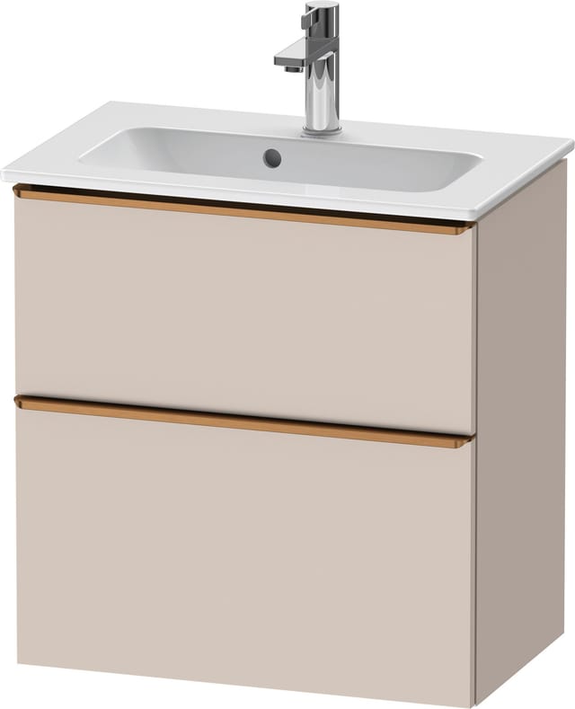 Duravit Waschtischunterschrank D-Neo Compact 61x37,2, b geb/Ta m, 1 Kast, 1 A, wandhängend