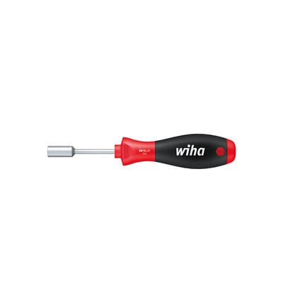Wiha Schraubendreher SoftFinish® Sechskant-Steckschlüssel mit kurzer Rundklinge 5,5 mm x 65 mm